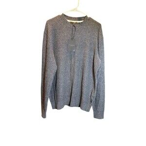 New TED BAKER 5 (XL) Agarr Textured Crewneck Grey Men’s Sweater